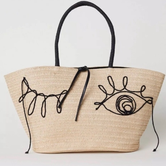 H&M Handbags - H&M straw bag